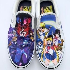 SailorMoon x Vans Slip Ons Sneaker Comfy Cush